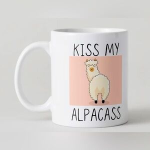 HANDMADE “Kiss My ….” Ceramic Mug